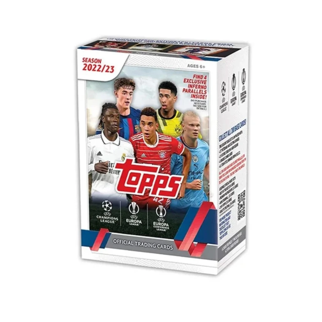 Topps【拆盒】22-23 Topps 欧战ucc手雷足球球星卡足球盲盒