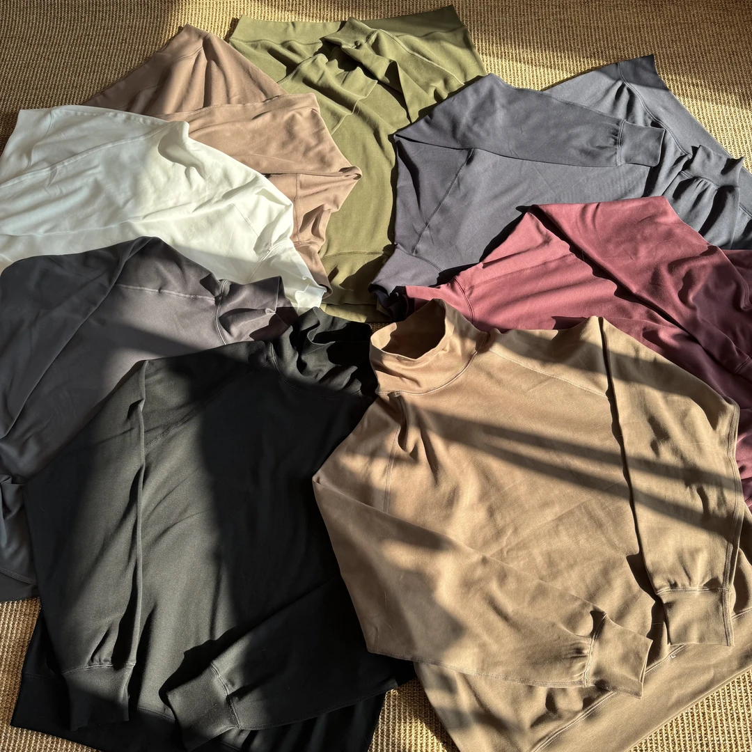 【i老师专属】Our Echo四针六线高领弹力无压感长袖打底t恤秋冬百搭