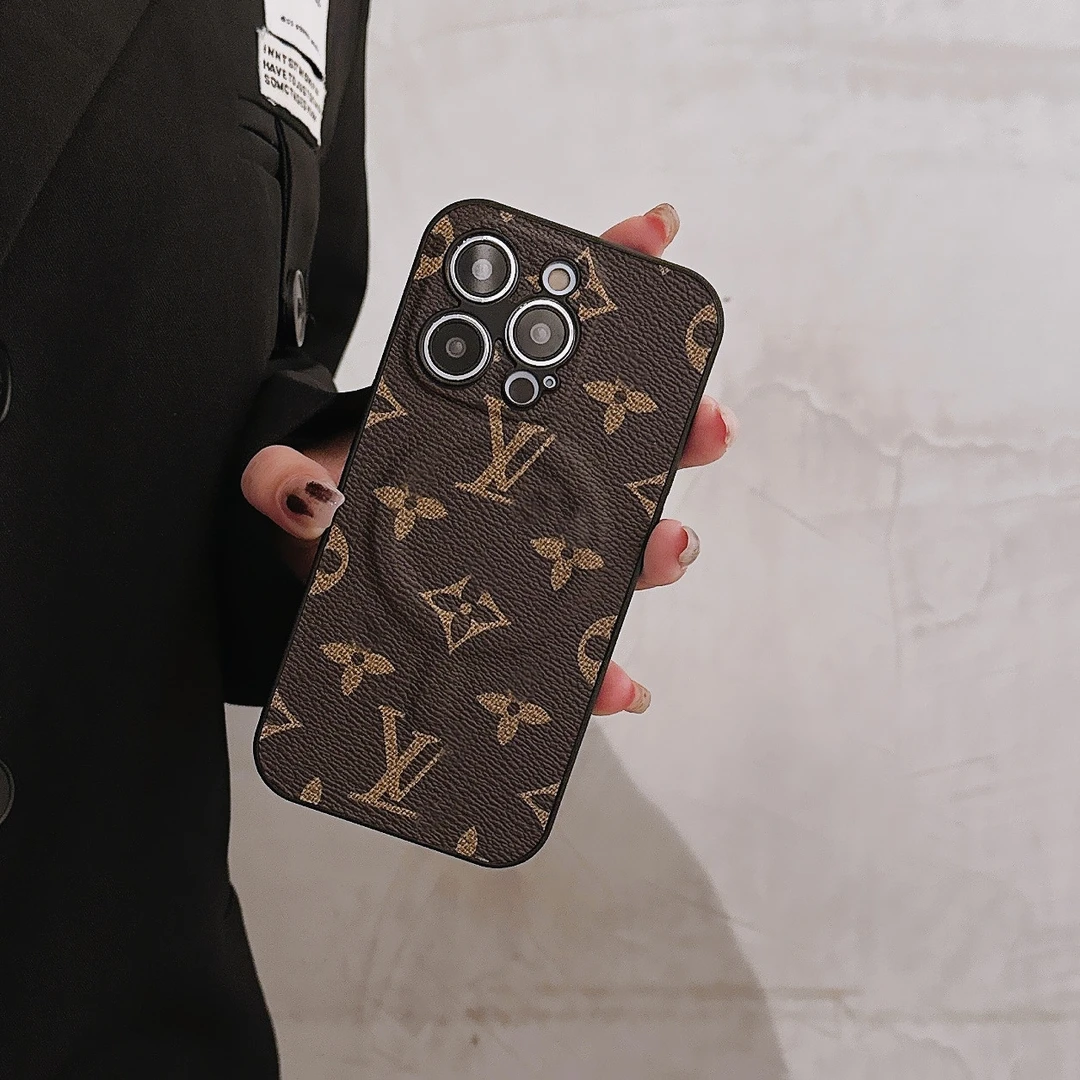 【磁吸款】适用于iphone11-16苹果14手机壳13皮质磁吸壳奢华防摔