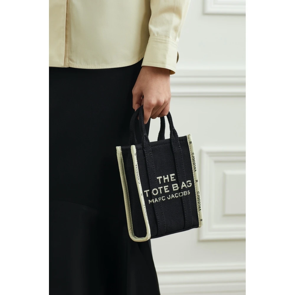 MJ 简约百搭刺绣棉质混纺手提包NAP颇特