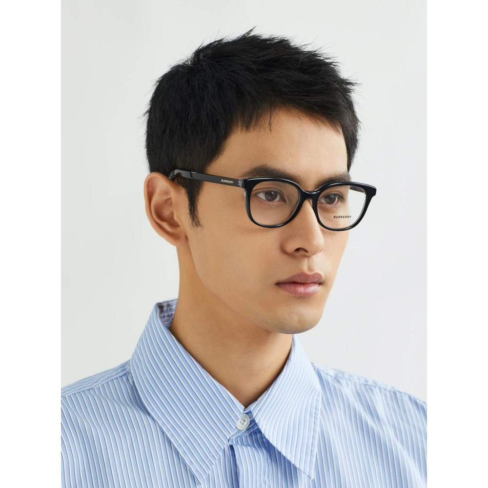 Burberry Eyewear D 形框板材光学经典复古眼镜新潮NAP颇特