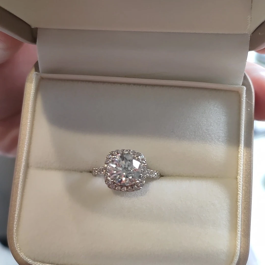 18k金戒指 樱花酱超甜 专属定制链接