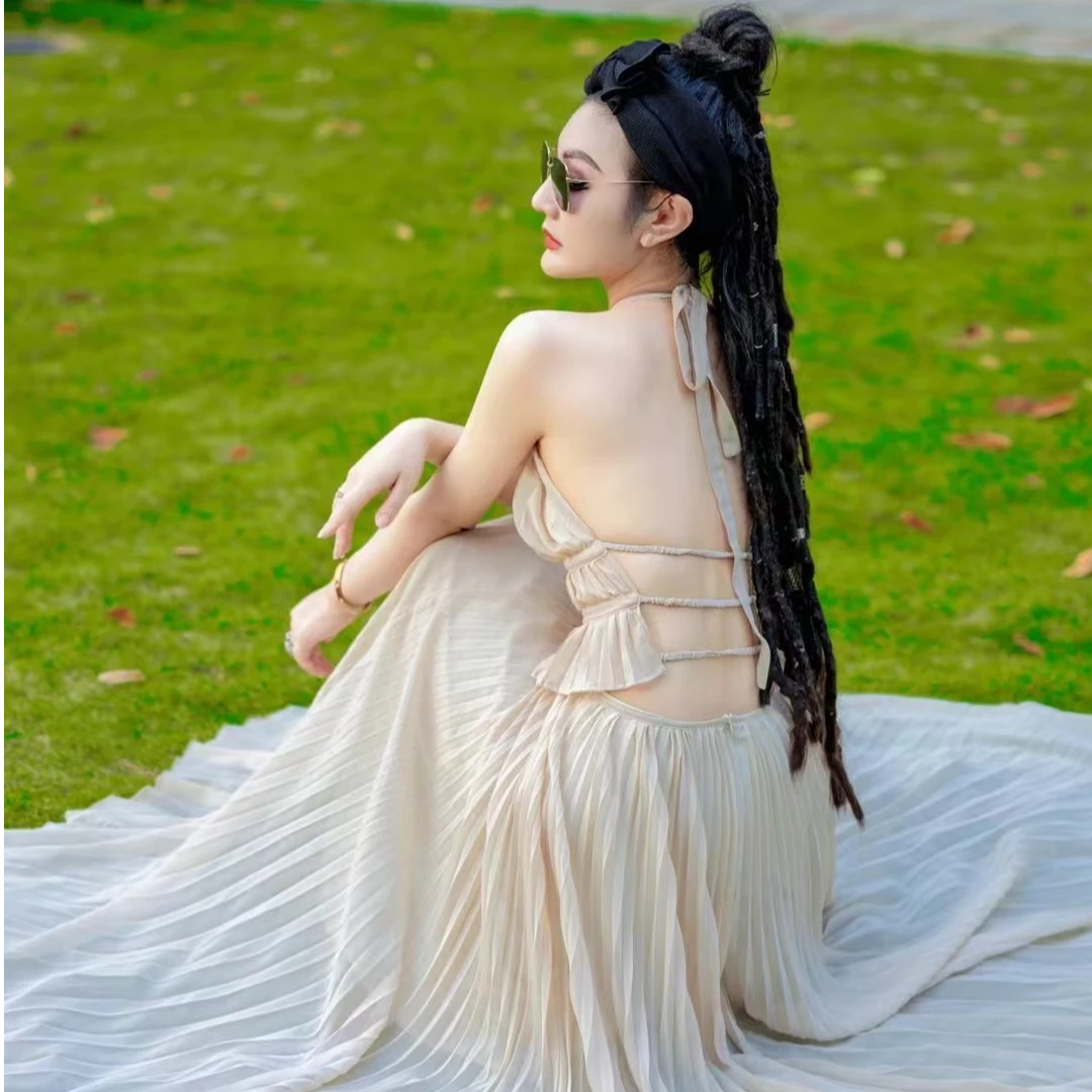 【星姐推荐】星原创高级定制【半夏山风】设计师轻奢名媛优雅套装裙