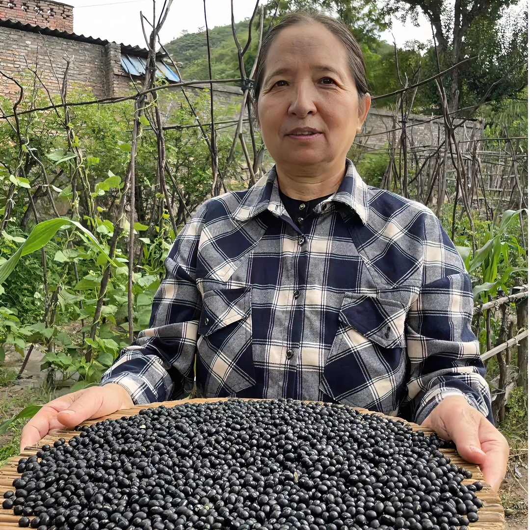 可入药雄黑豆农家雄黑豆·2斤雄黑豆 (人工挑选)