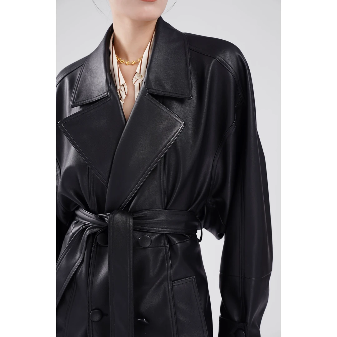 JANGHEMEI皮衣P08180M33微瑕福利价-介意勿拍