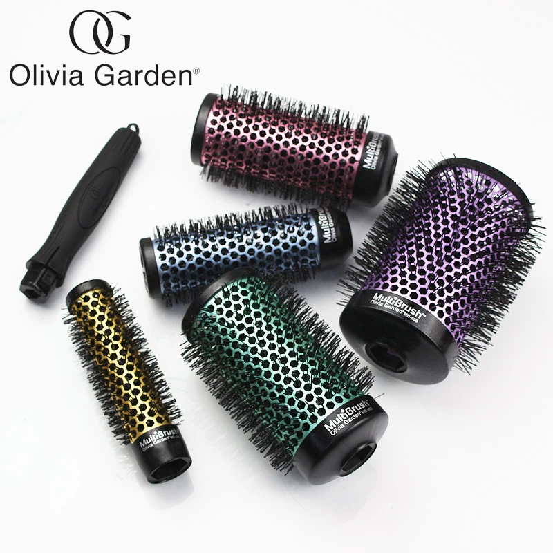 美国Olivia Garden便携式负离子卷发筒 大波浪造型美发滚梳套装