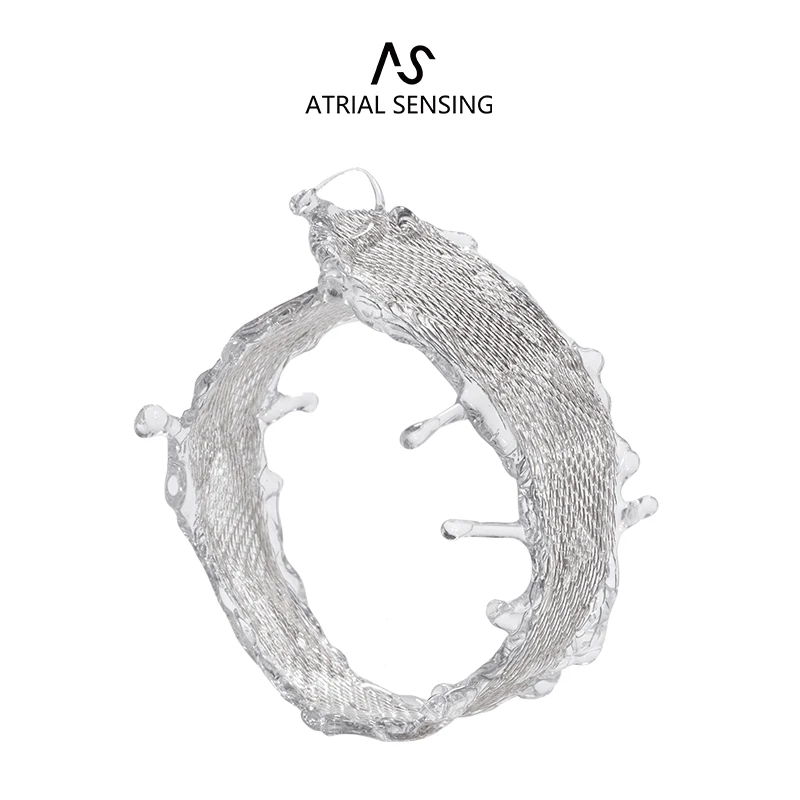 铜合金手镯 ATRIAL SENSING   银色原创手环轻奢高级时尚臂钏臂镯