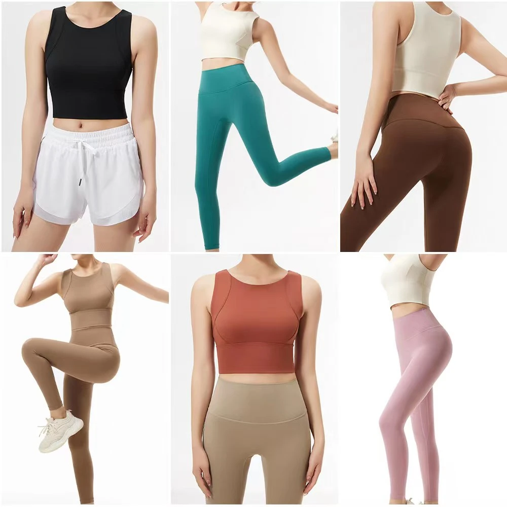 【D3】高端瑜伽服高强度透气网纱运动文胸带胸垫瑜伽背心健身跑步女