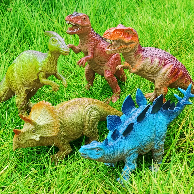 恐龙玩具套装软胶恐龙模型霸王龙可爱小恐龙玩偶仿真恐龙动物世界