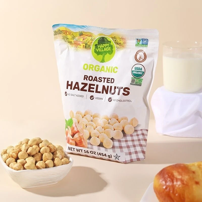 【保质期至2025-02-09】Happy Village乐屯烤榛子454g
