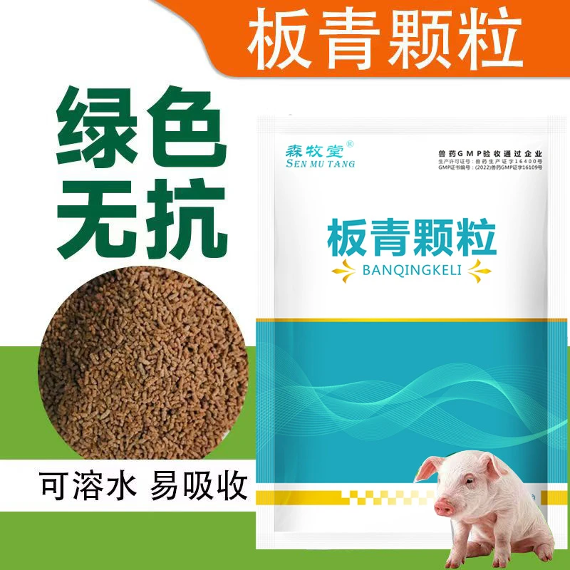 森牧堂兽用板青颗粒拌料饮水兽用饲料添加剂