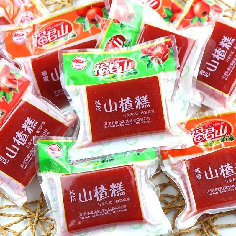福君山山楂糕果脯蜜饯枸杞味桂花味蜂蜜味零食散装称重独立小包装
