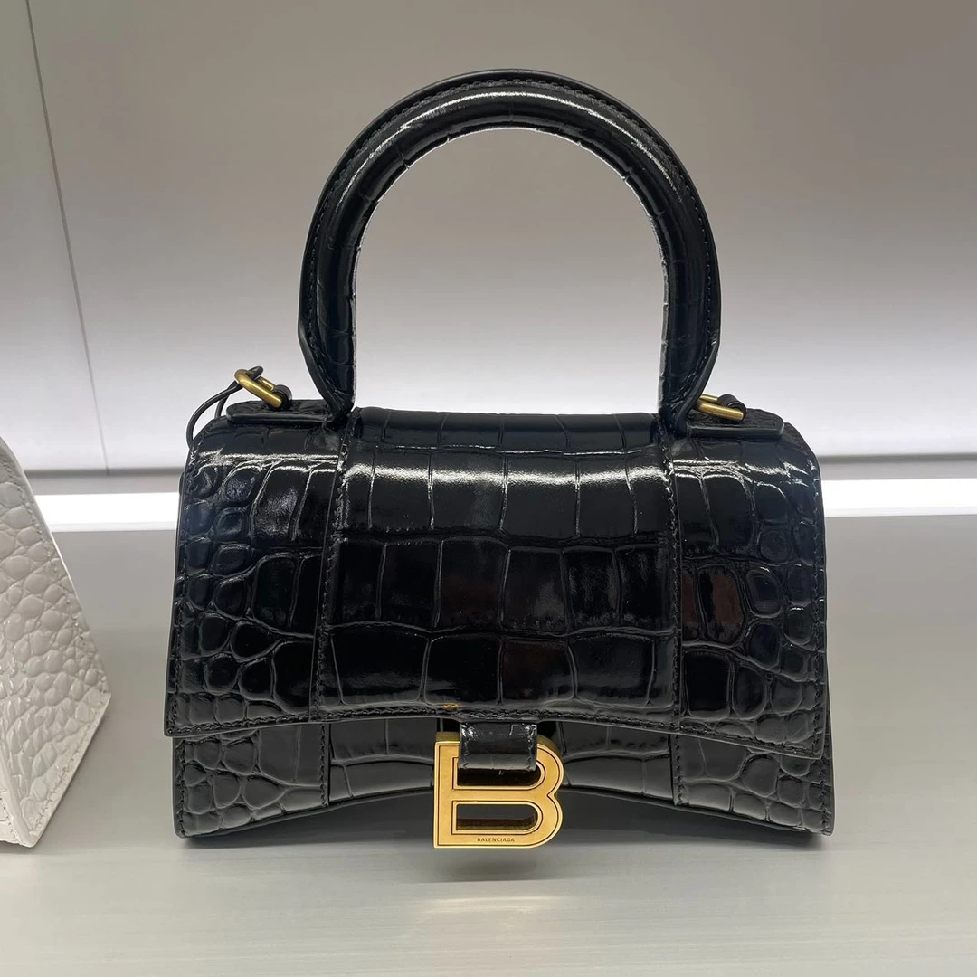 全新未使用 Balenciaga/巴黎世家 巴黎世家沙漏包 min底长18.8