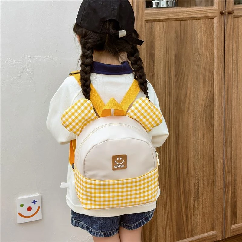 韩国ins风幼儿园儿童书包2024新款可爱女童包包双肩包小男孩背包