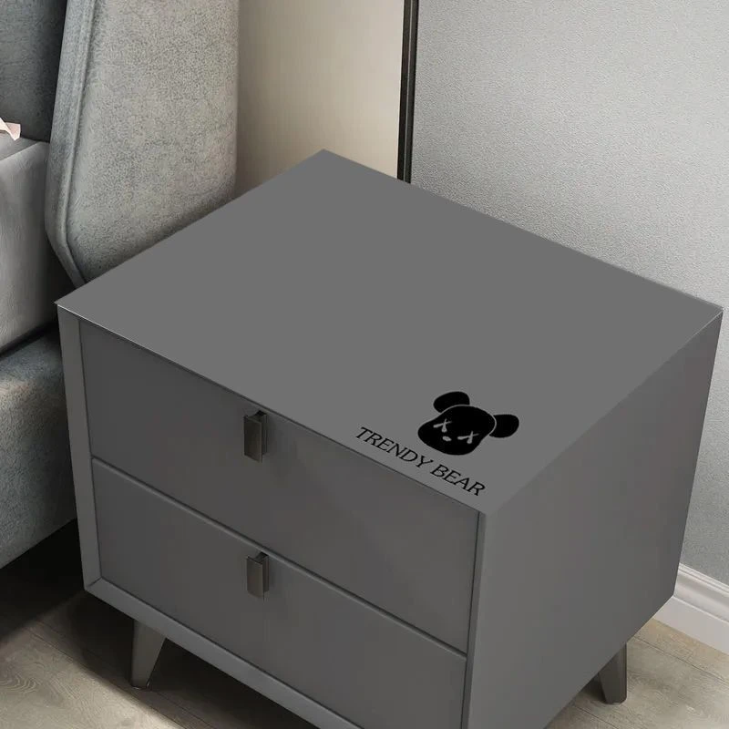 轻奢简约床头柜垫子高级卧室吸尘盖布万能盖布吸水吸油潮牌桌垫布