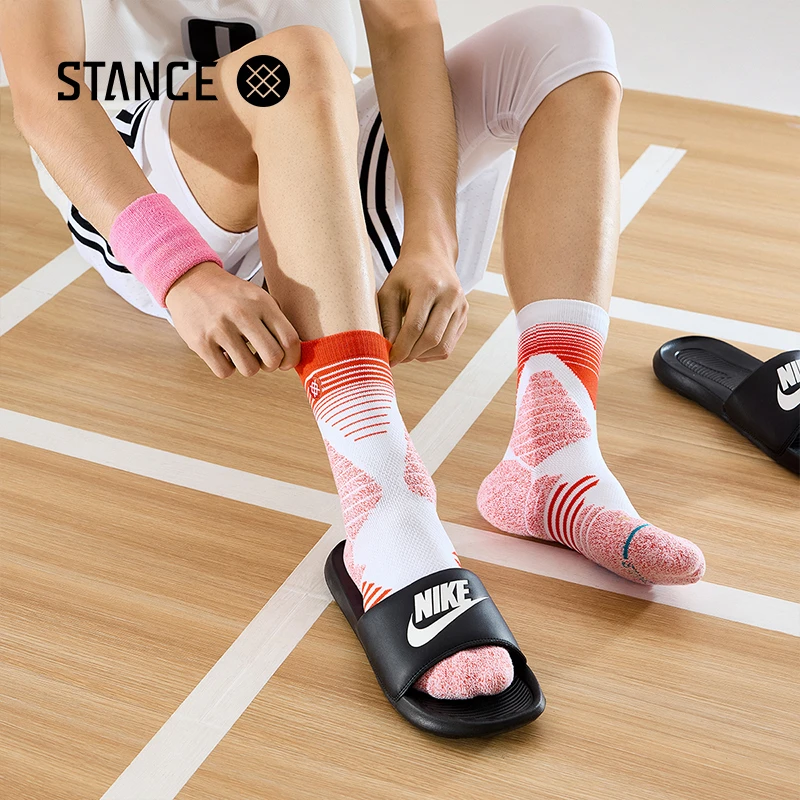 STANCE专业实战篮球袜短筒袜359潮流运动袜透气吸汗防臭抗菌2双装