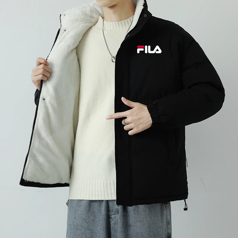准新品  秋冬新款棉衣男女同款加绒加厚棉袄大码男士运动休闲潮男