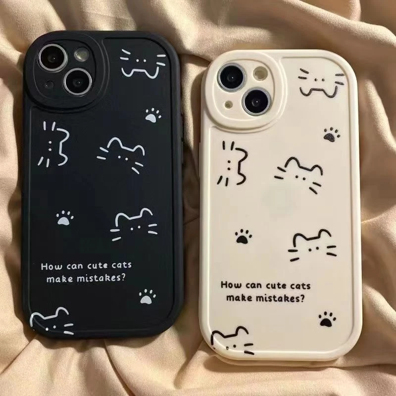 创意卡通苹果15/14/13promax手机壳12全包华为/vivo/小米/oppo女