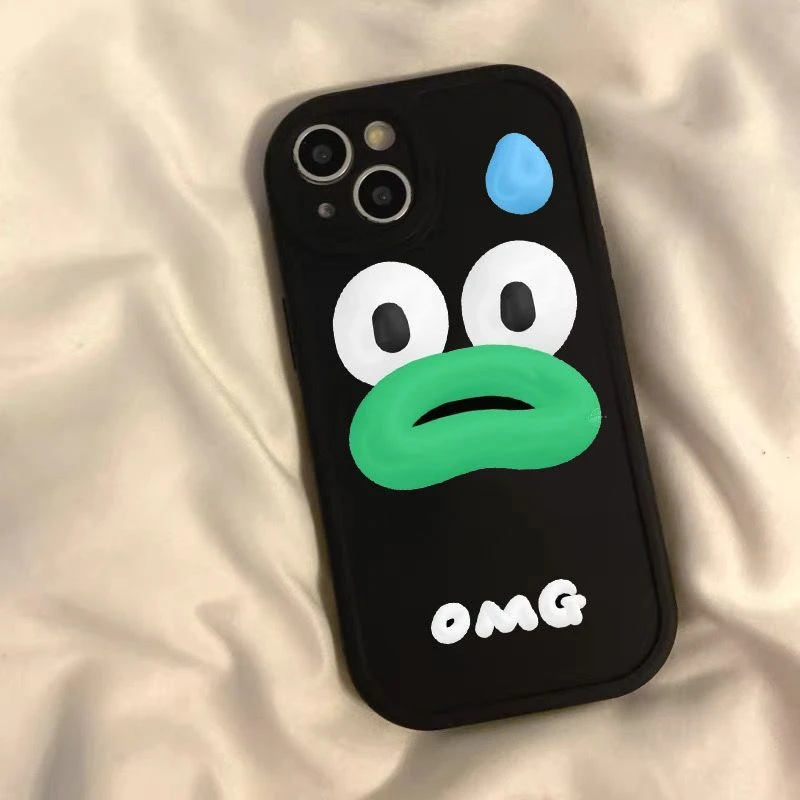 创意个性苹果15iphone14华为vivo小米oppo手机壳卡通全包荣耀软壳