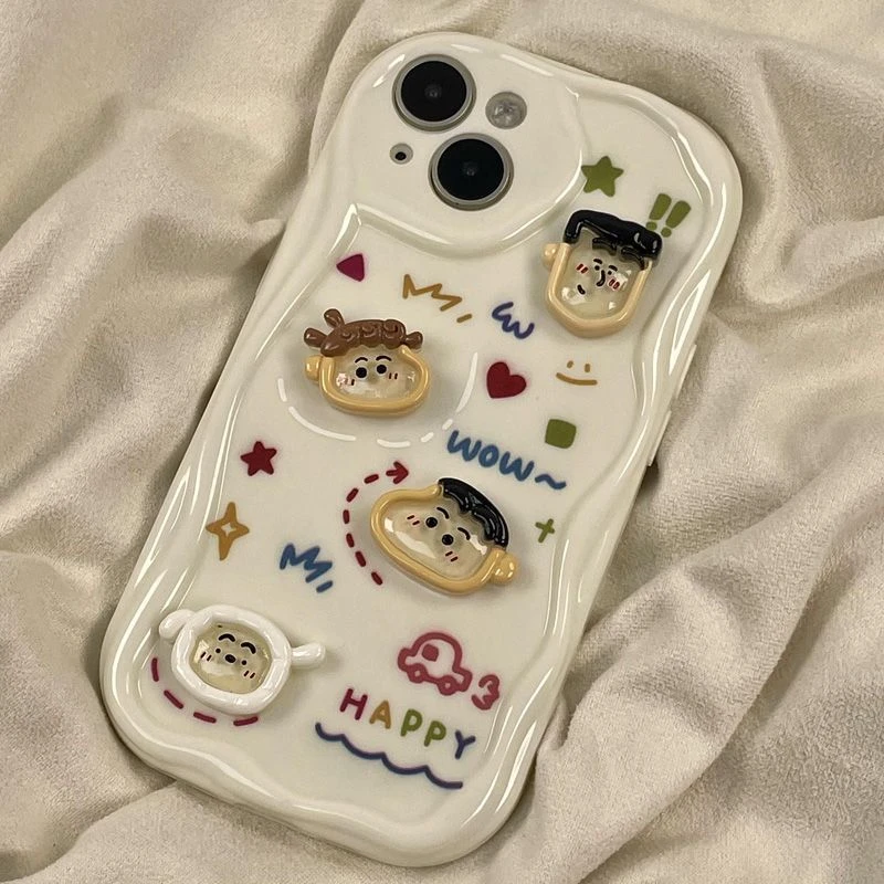 苹果小米oppovivo华为适用iPhone12/13/14/15手机壳高级感创意软