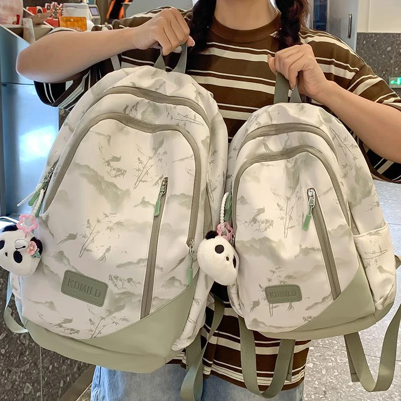 儿童书包女生小学生初中生高中字母小背包大学生轻便软旅行双肩包