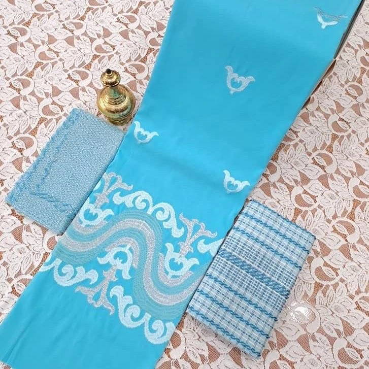 缅甸进口刺绣布料套装   不加衬 不退换,想好再去拍