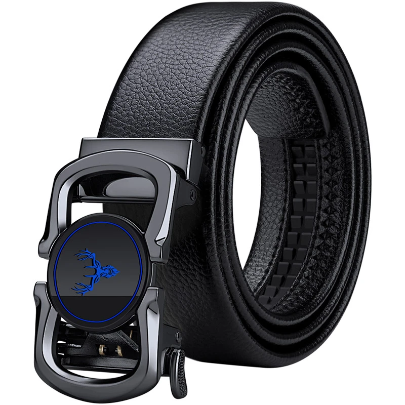 【粉丝专属】英皇保罗男士时尚休闲皮带商务百搭真牛皮腰带高档真皮