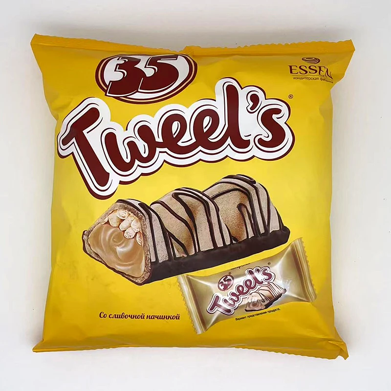 俄罗斯进口流心巧克力奶油味夹心402g