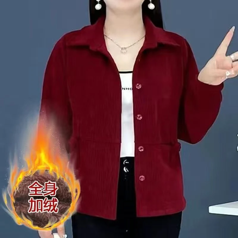 【盘扣】外套春季复古中老年时尚宽松遮肉显瘦外穿气质长袖