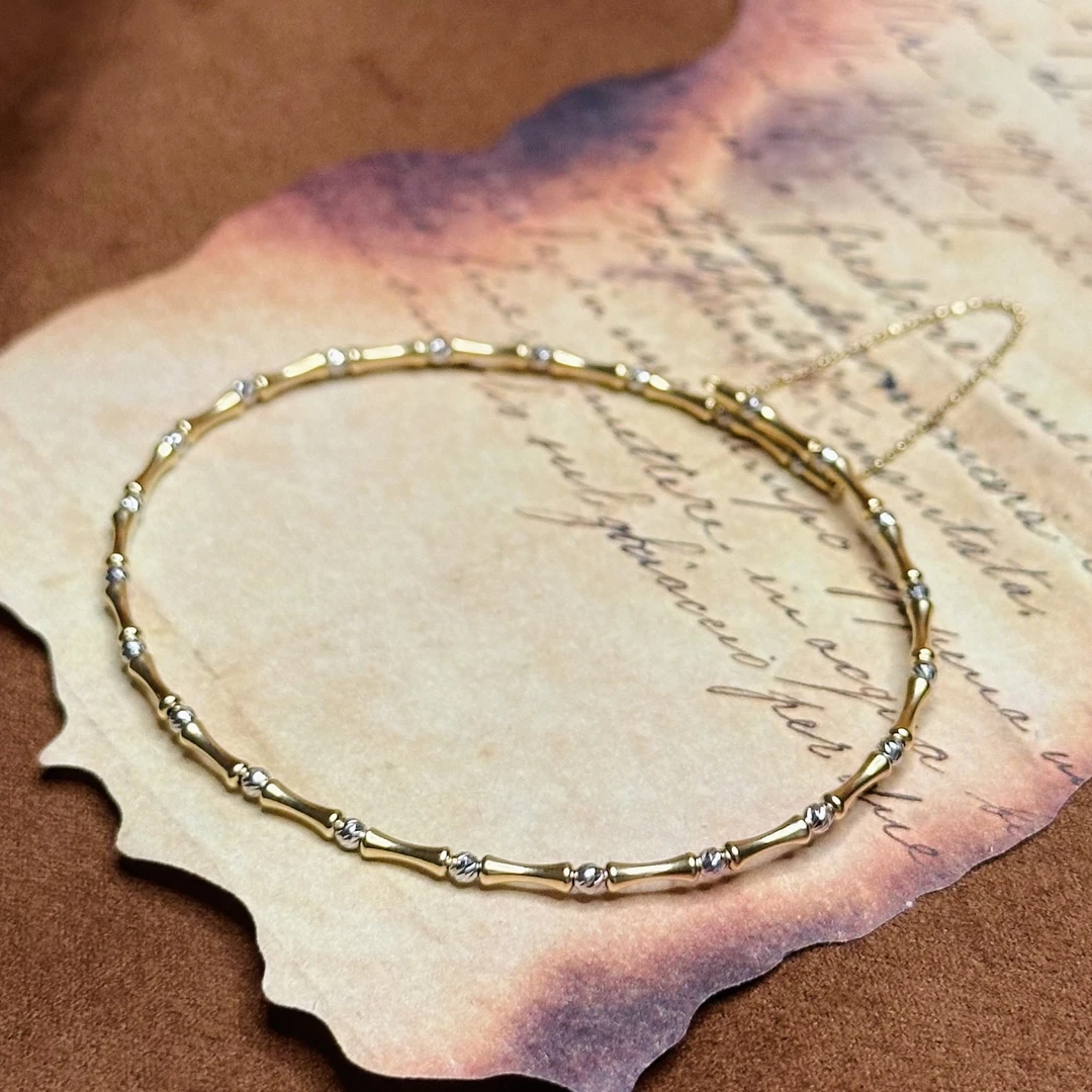 【子萱珠宝】18K金竹影-ZX240058