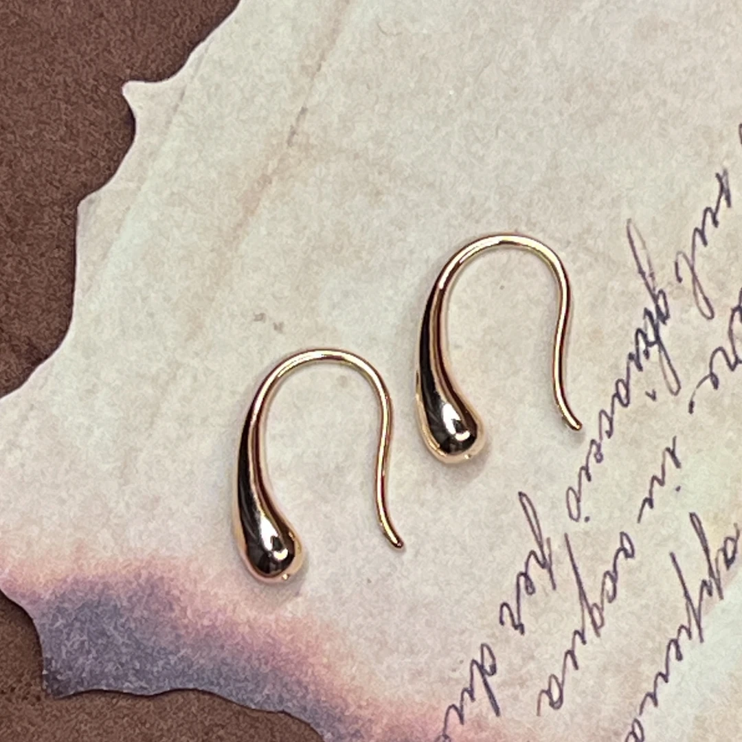 【子萱轻奢】18k金鱼钩耳环-ZX2400114