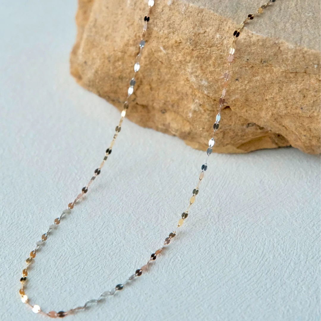 【子萱珠宝】18K金三色星河-ZX240007