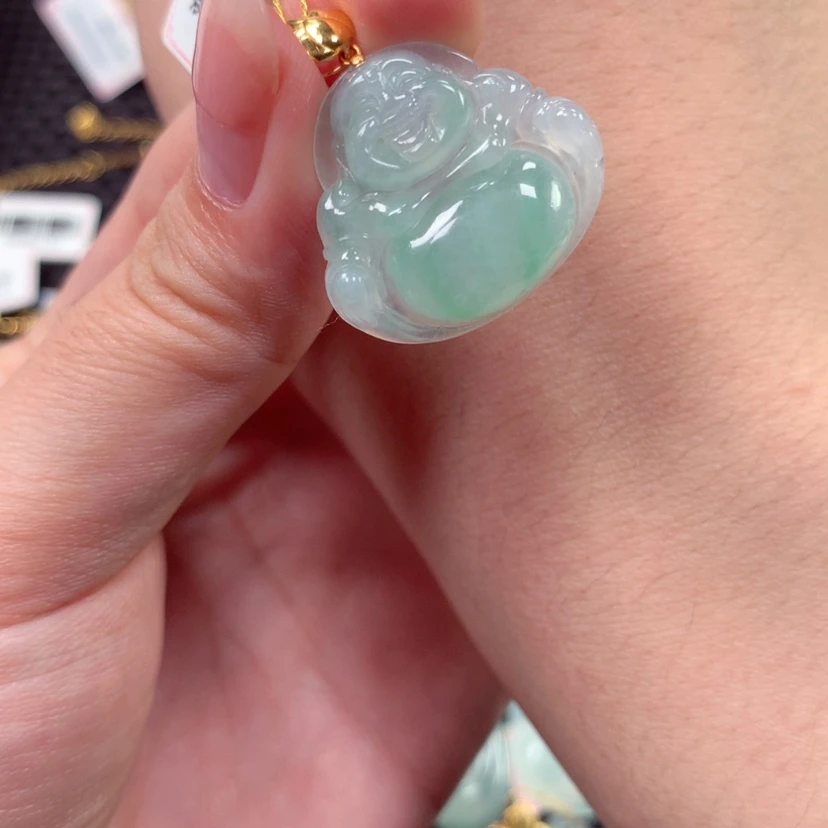 【闪购商品】翡翠金镶18K金镶嵌7971