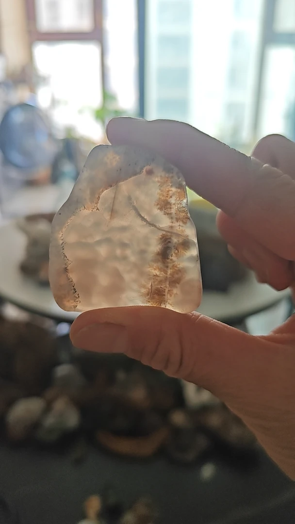 直播链接阿拉善天然戈壁石原石沙漠漆泥石千层石家居摆件