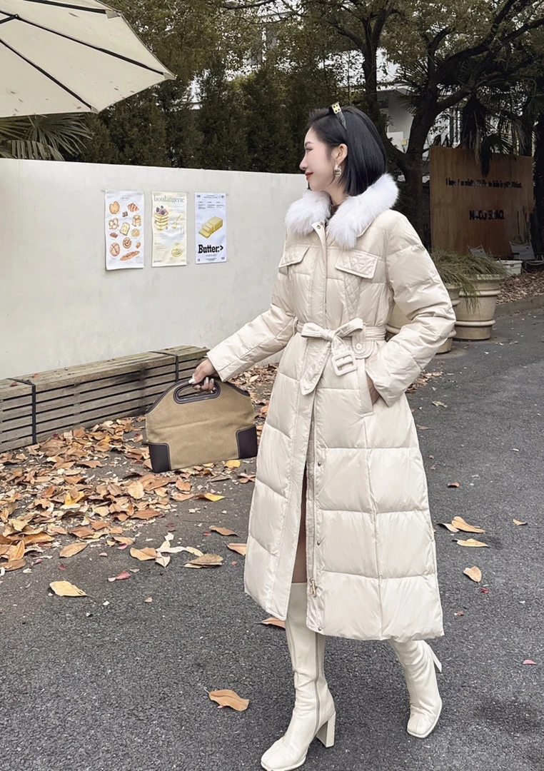 琴宝精选轻奢品质款羽绒服（长度95）Y-144