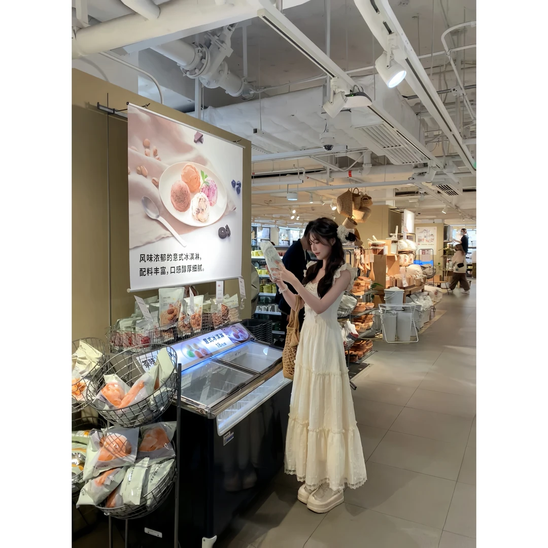 【REESE】奶酥甜茶 夏季温柔风法式设计感收腰显瘦女装连衣裙R6208H