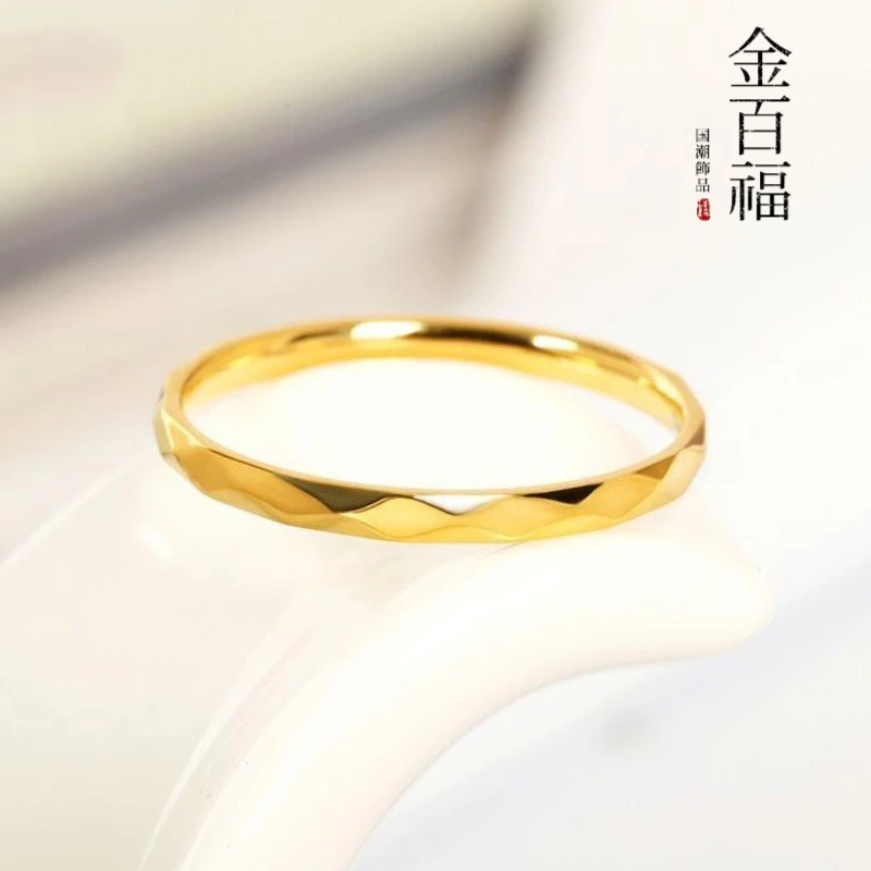 合金戒指 新款时尚精致菱形戒指女简约ins小众设计食指戒气质百搭