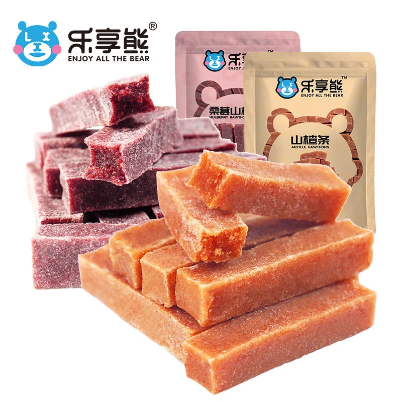 乐享熊山楂条桑葚山楂条干无添加剂无糖精非散装零食