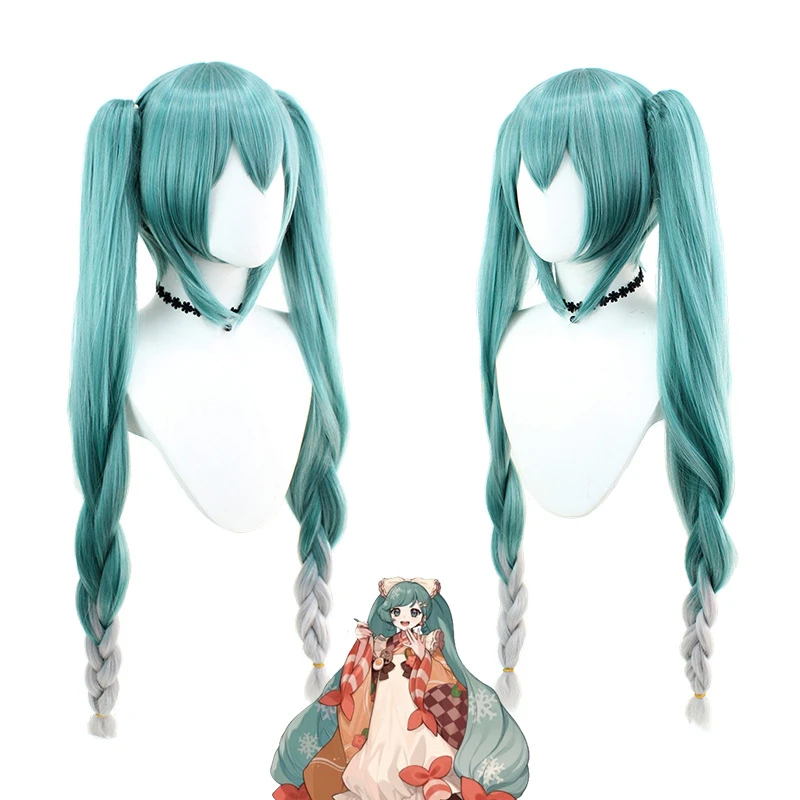 初音未来2024雪初音cos假发玫瑰网毛坯二次元动漫展毛娘精修造型