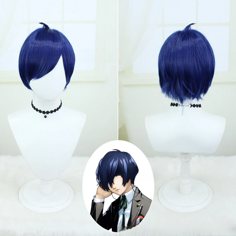 女神异闻录结城理来栖暁cos假发毛坯二次元动漫展毛娘精修造型