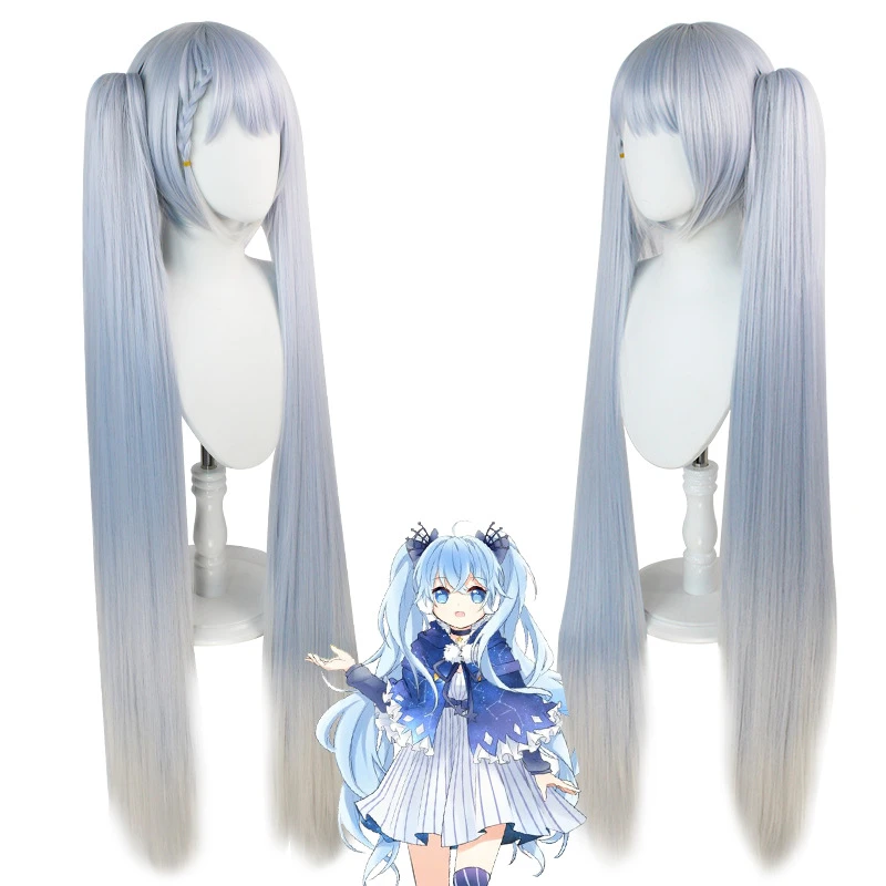 初音未来雪初音cos假发玫瑰网毛坯二次元动漫展毛娘精修造型