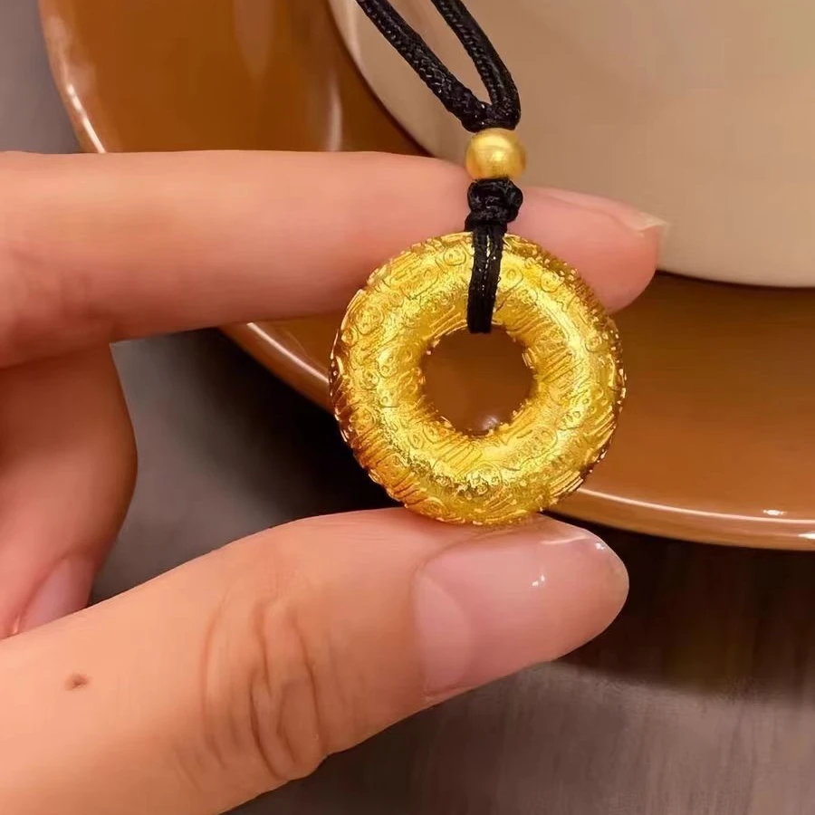 合金吊坠 时尚经典款素圈平安扣精美挂坠