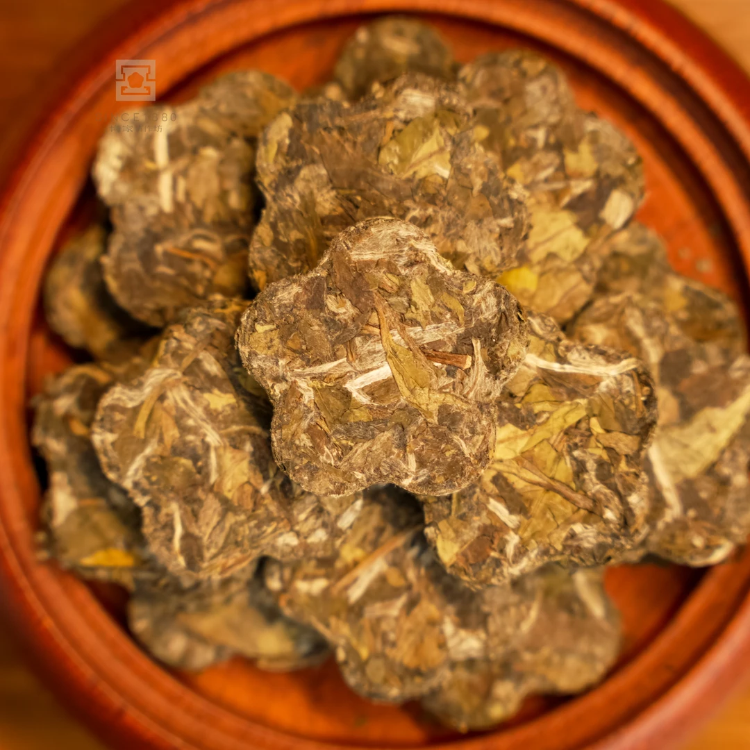 【直播专享】梅家2024年春寿眉梅花饼干75g（拍一发二）福鼎白茶