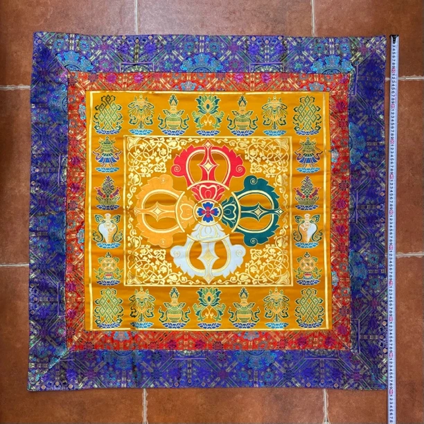 金刚杵供桌布藏族居家装饰桌布尺寸一米