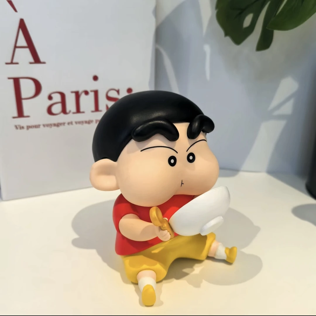 [/红色干饭小新12cm 可爱类型礼物家居手办桌面摆件