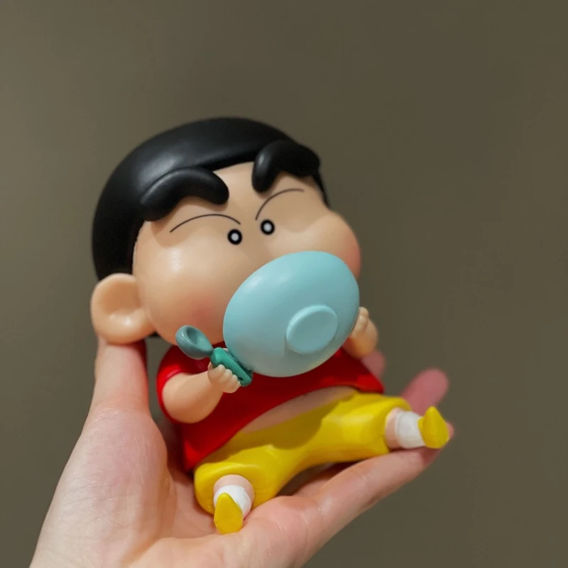 [12cm干饭小新 可爱类型礼物家居手办桌面摆件