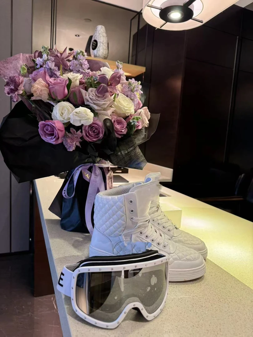 (李老板)推荐 李老板自穿真皮净版高帮百搭休闲鞋2