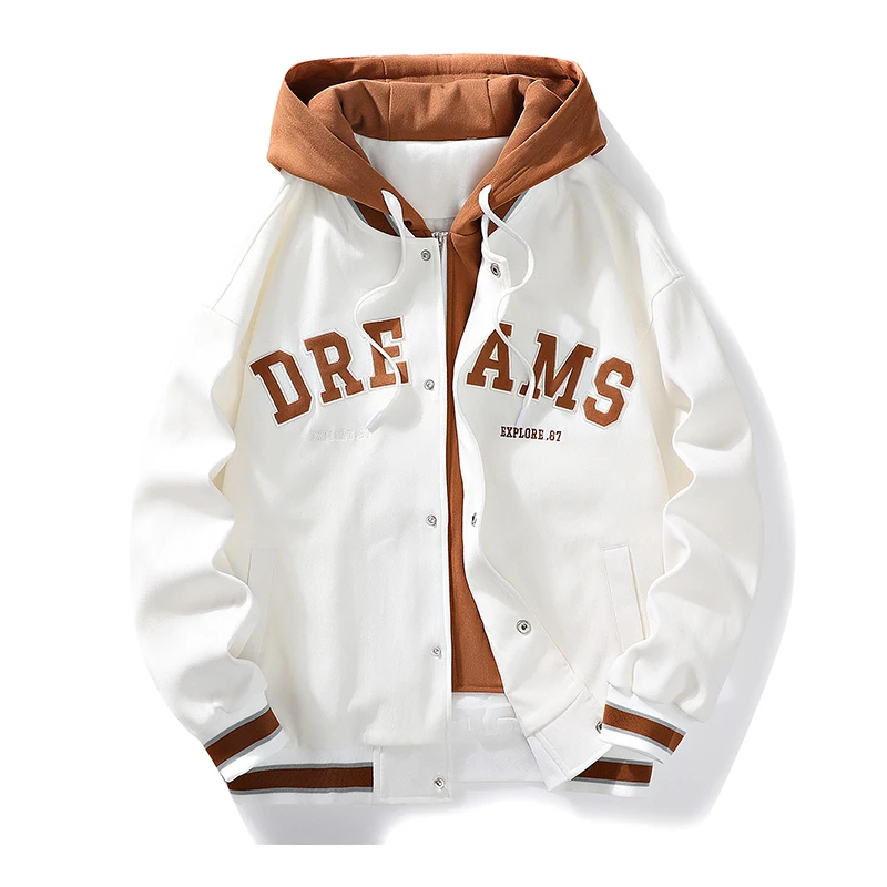 美式休闲夹克男士春秋季2025新款宽松潮牌百搭情侣帅气上衣服外套