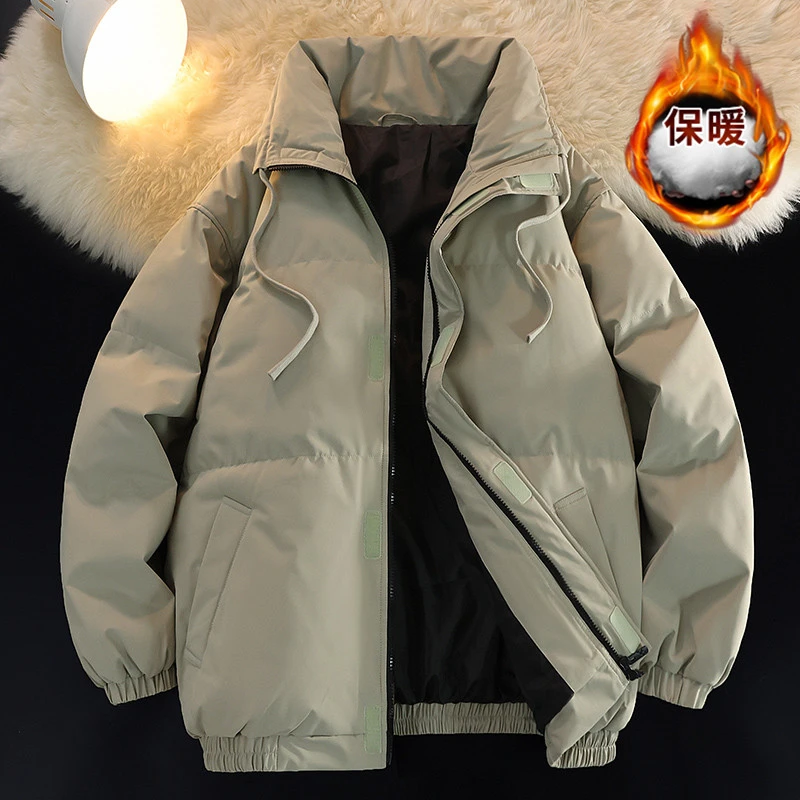 玛斯柏棉衣外套男士冬季加厚款男生立领潮流痞帅休闲防风保暖棉服