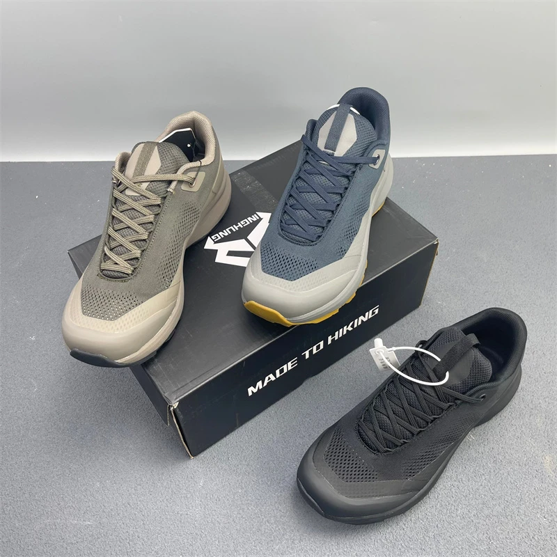 厚底鞋男Aerio FI2户外越野跑鞋徒步鞋夏季透气捡漏休闲运动鞋男